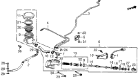 1200L Rr. Brake Master Cyl. 85