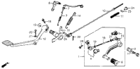 Gearshift Pedal + Brake Pedal