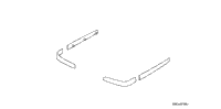 Saddlebag Molding Kit (Carbon Type)