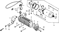 Starter Motor + Oil Cooler