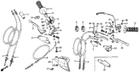 Handle Lever + Switch + Cable
