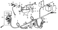 Wire Harness + Ignition Coil + Battery