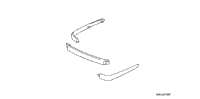 Trunk Molding Kit (Chrome)