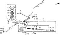 1200I/A Rr Brake Master Cyl. 84-85