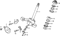 Steering Stem + Horn