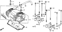 Cylinder Head Cover + Camshaft Holder