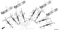 Camshaft + Valve