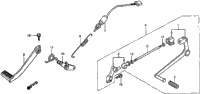 Brake Pedal + Change Pedal