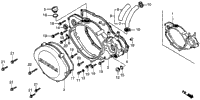 Right Crankcase Cover 87-89