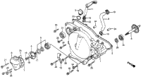 Right Crankcase Cover + Water Pump 83