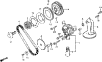 Oil Pump + Primary Drive Gear