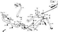 Pedal + Kick Starter Arm + Stand 80-84