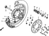 Rear Wheel 83-84