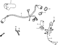 Wire Harness + C.D.I. Unit + Ignition Coil 85