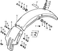 Rear Fender 76-78