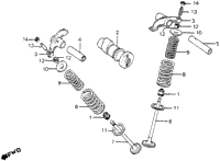 Camshaft + Valve