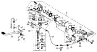 Rear Master Cylinder + Caliper