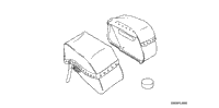 Leather Saddlebags (18L) (Studded)