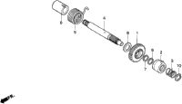 Kick Starter Spindle