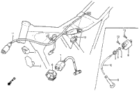 Wire Harness + C.D.I. Unit + Ignition Coil 83-84