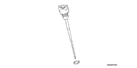 Chrome Billet Dipstick (V Design)
