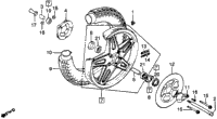 Cb750l Front Wheel