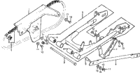 Swingarm + Chain Case
