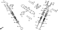 Camshaft + Valves