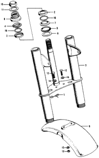 Front Fork + Front Fender