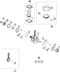 Crankshaft, Piston