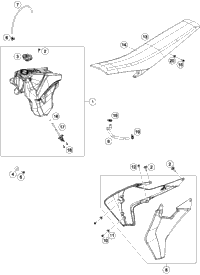 Tank, Seat, Cover