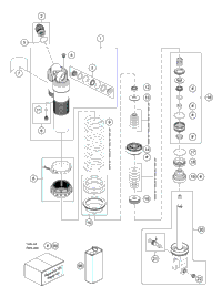Shock Absorber Disassembled