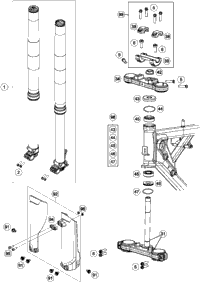 Front Fork, Triple Clamp