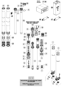 Front Fork Disassembled