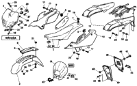 Panel, Fenders, Seat