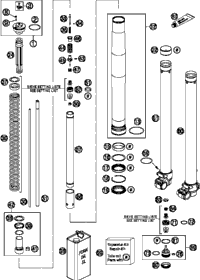 Front Fork Dissassembled