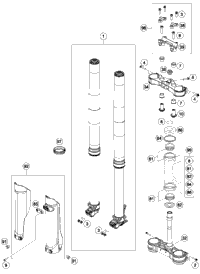 Front Fork, Triple Clamp