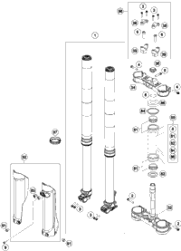 Front Fork, Triple Clamp