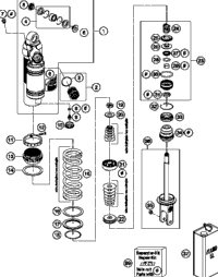 Shock Absorber Disassembled