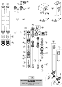 Front Fork Disassembled
