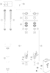 Front Fork Disassembled