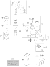 Shock Absorber Disassembled