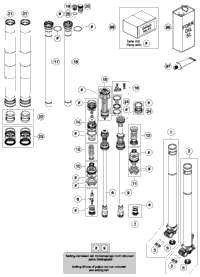 Front Fork Disassembled