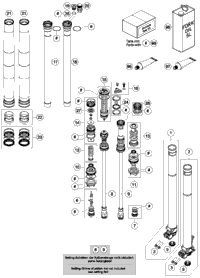 Front Fork Disassembled
