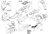 Panel, Fenders, Seat