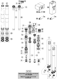 Front Fork Disassembled