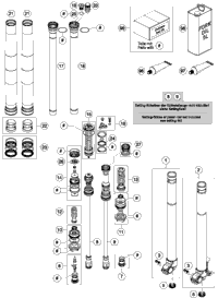 Front Fork Disassembled