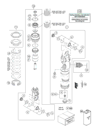 Shock Absorber Disassembled
