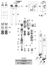 Front Fork Disassembled