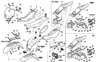 Side Panels, Fenders, Seat, Plate Holder